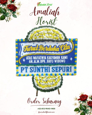 Papan Bunga Duka di Kaureh