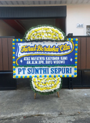 Papan Bunga Duka di Kaureh