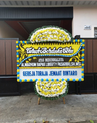 Papan Bunga Duka di Kaureh